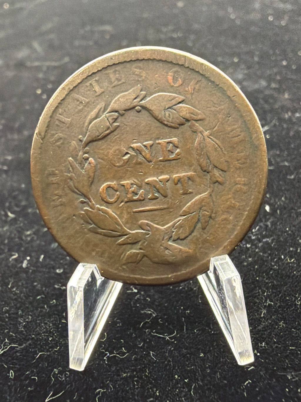 1838 G/VG large cent - Damaged