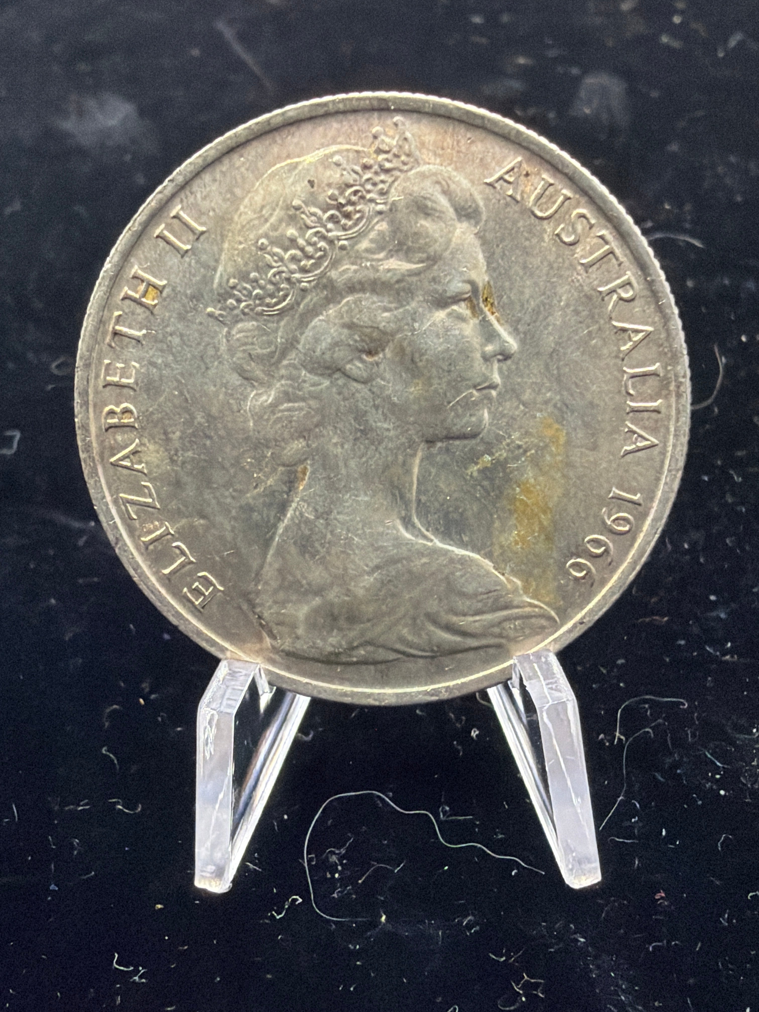 1966 Australia .800 Silver 50 cents - uncirculated