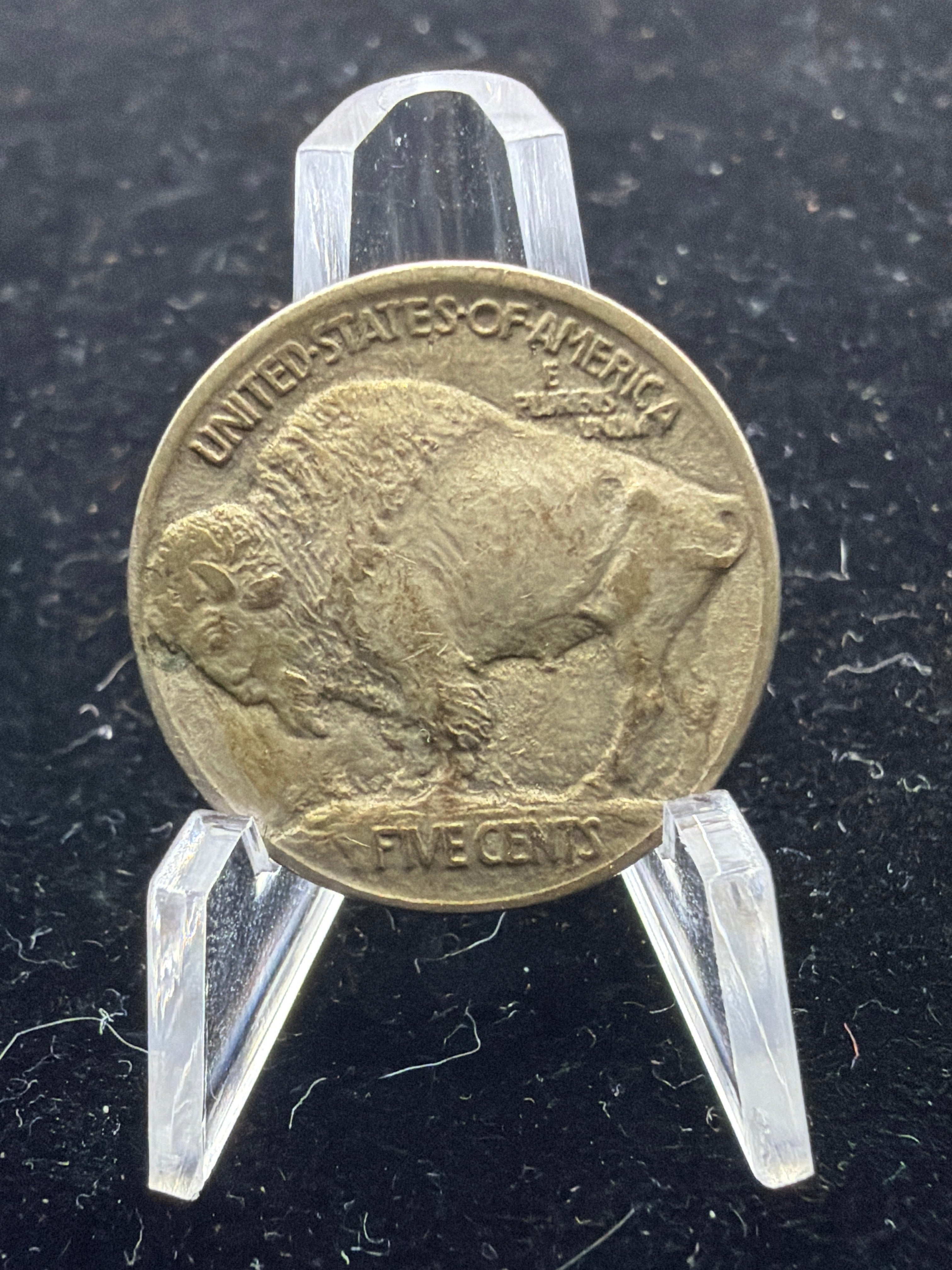 1913 Type 1 Buffalo Nickel - AU US 5c coin