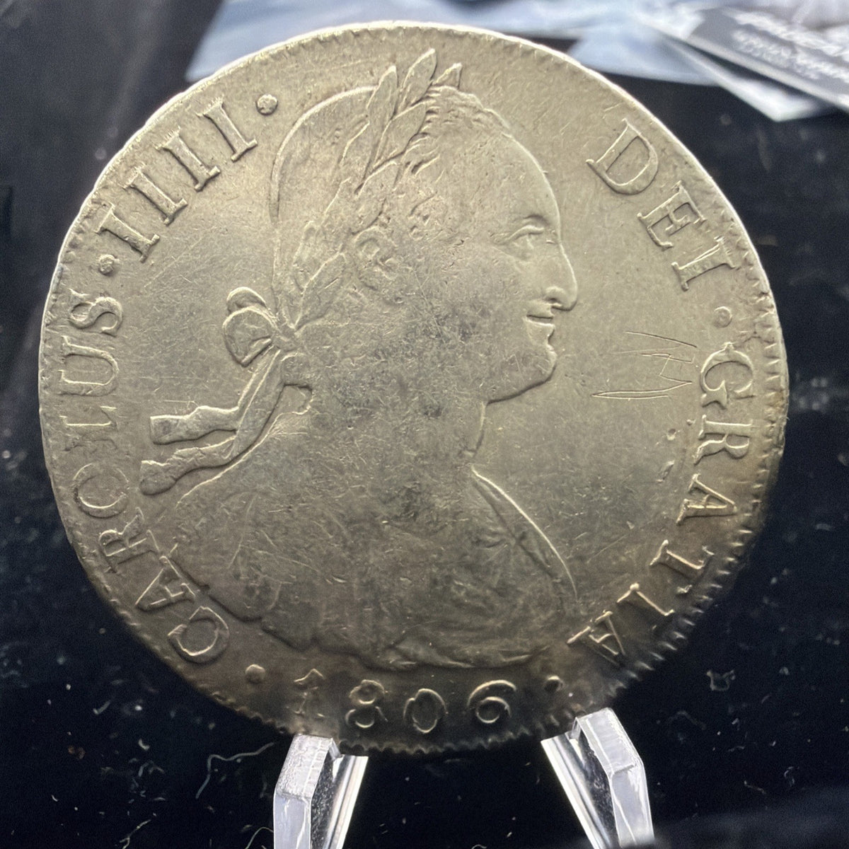 1808 SO PJ Chile Silver 8R 8 Reales Charles IV KM 51 G2U0