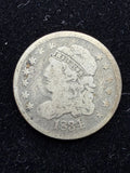 1834 Capped Bust Half Dime H10c - nice silver US type coin0