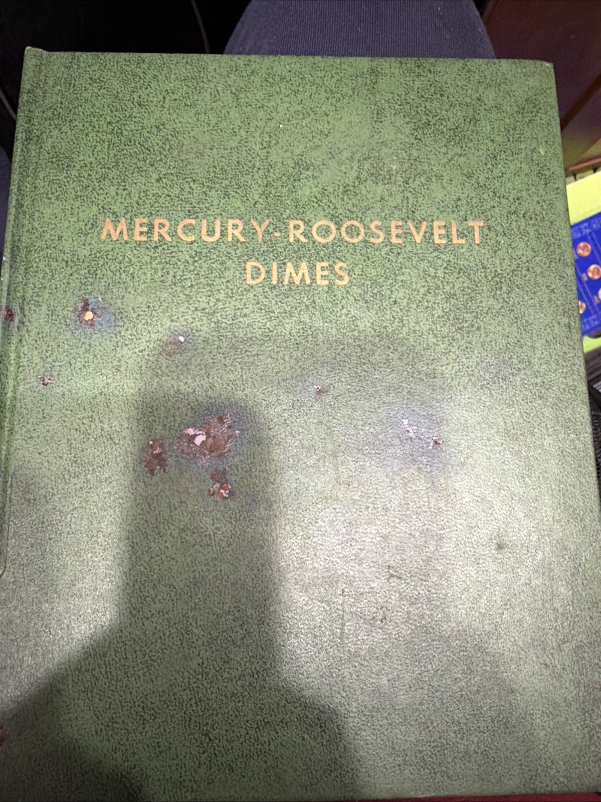 Whitman-Mercury/Roosevelt Dimes Archival Classic Album #9210 Green 010726 62tk4
