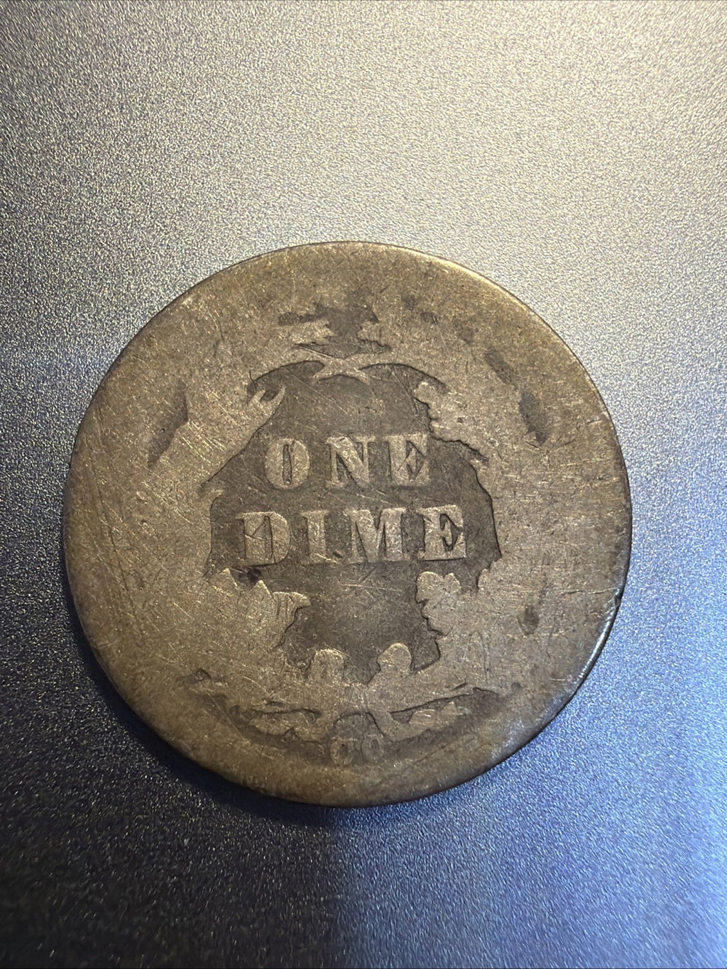 1877-CC Carson City Seated Liberty Dime Silver 10C G Good1