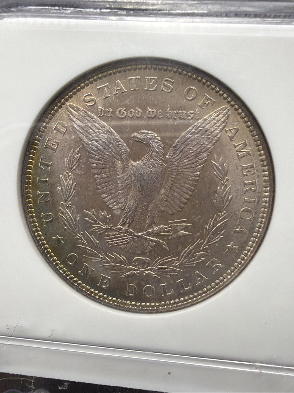 1885 O Morgan Dollar   NGC MS64 CAC   Beautiful Toning & Luster! PQ+2