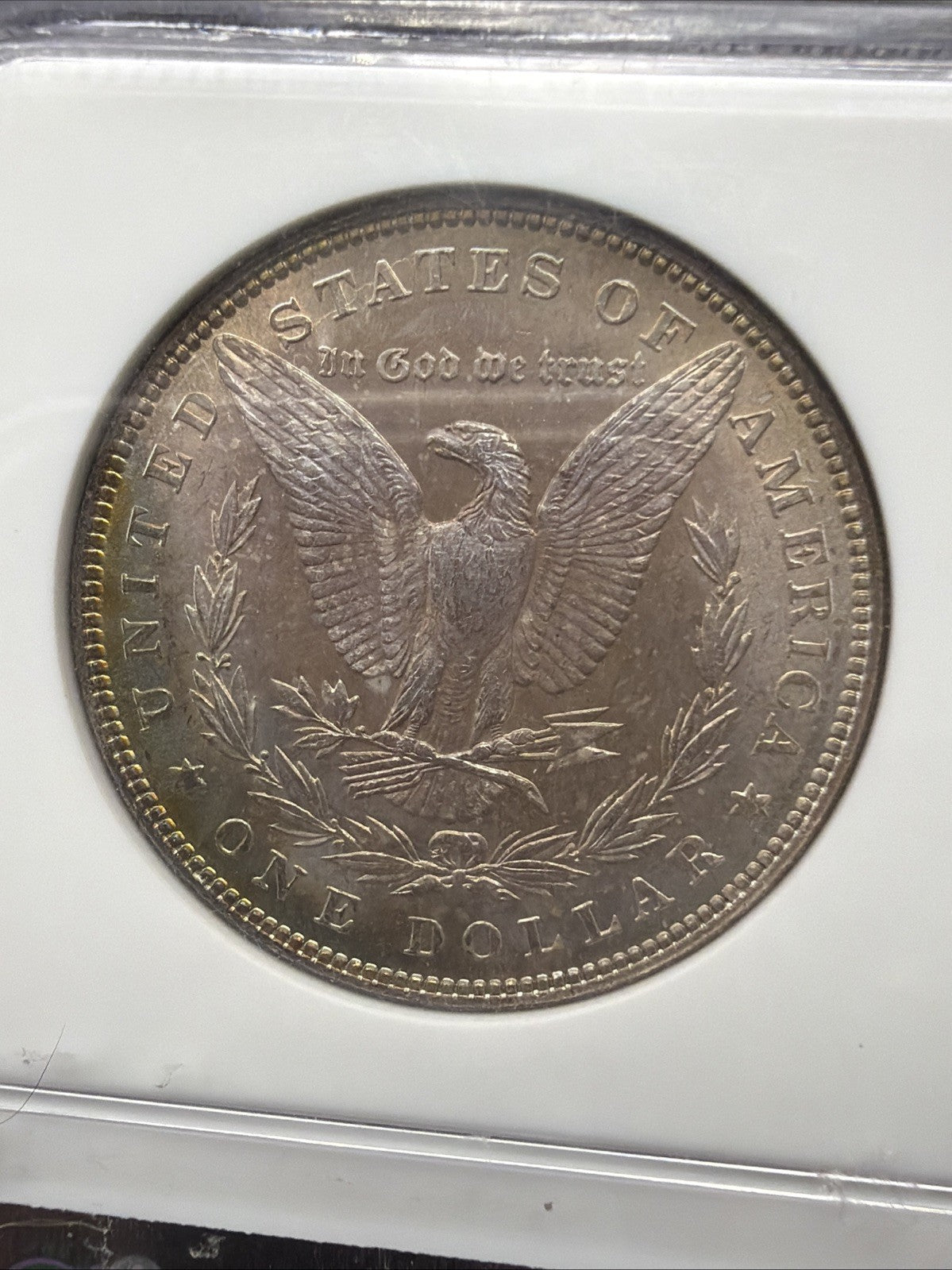 1885 O Morgan Dollar   NGC MS64 CAC   Beautiful Toning & Luster! PQ+2