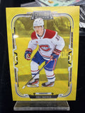 2025-26 O-Pee-Chee Platinum Neon Yellow Surge COLE CAUFIELD #1090