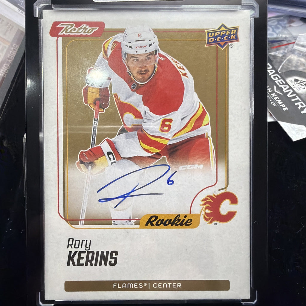 2025-26 Upper Deck Clear Cut Rory Kerins Retro Rookie Auto #RA-RK0