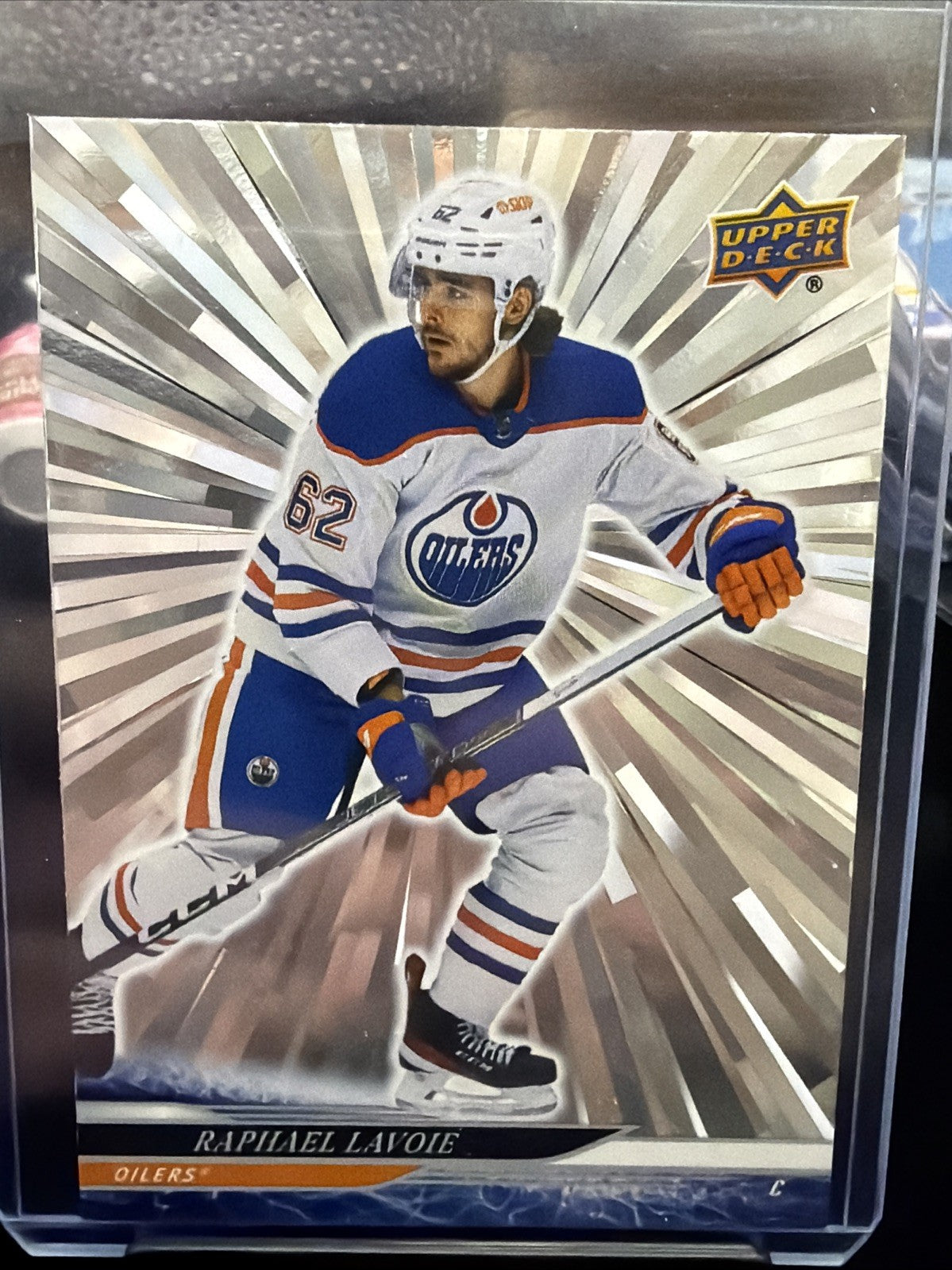 2024-25 Upper Deck Raphael Lavoie Outburst Silver #79 Edmonton Oilers0