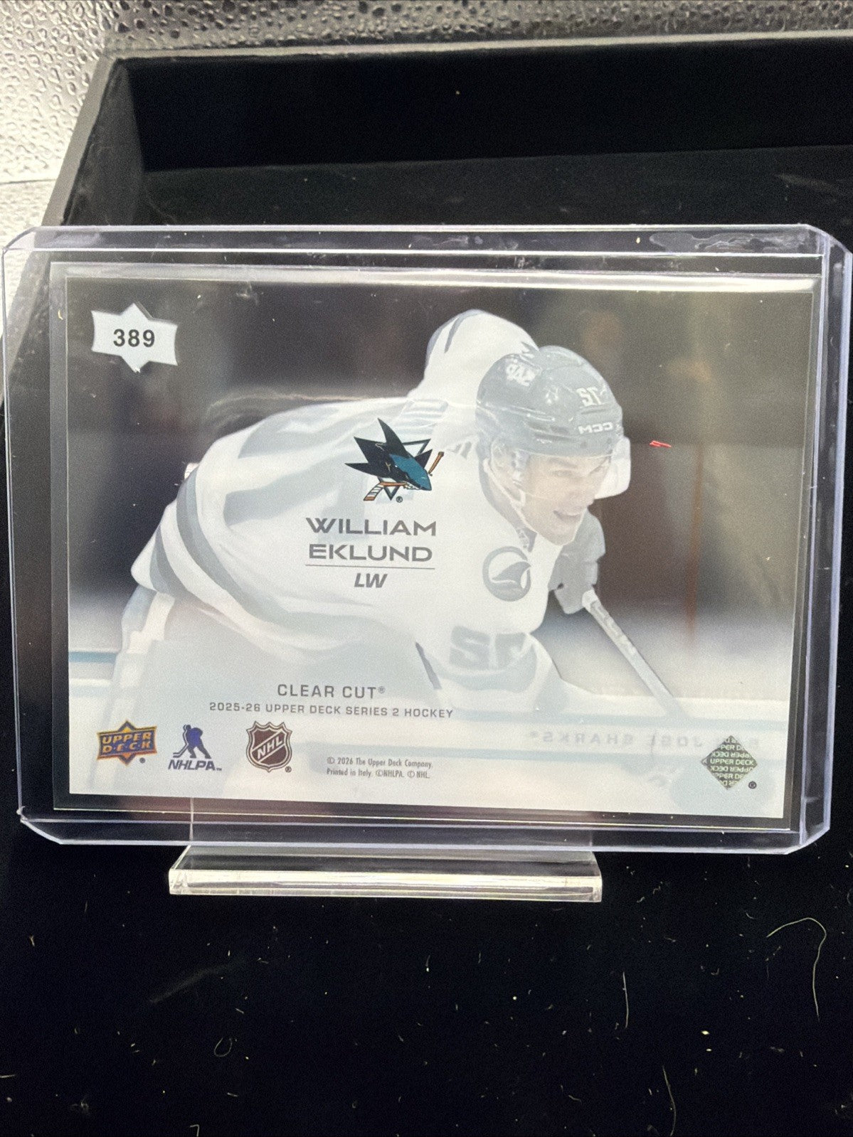 CLEAR CUT 2025-26 UD Series 2 William Eklund1