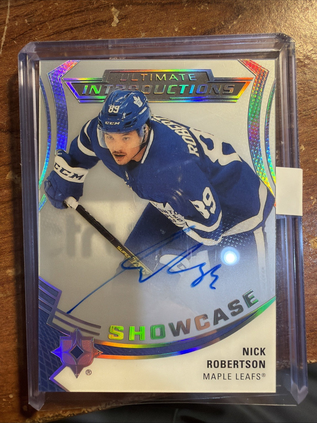 2020-21 Ultimate Collection Introductions Auto #UI-94 Nick Robertson RC Auto0
