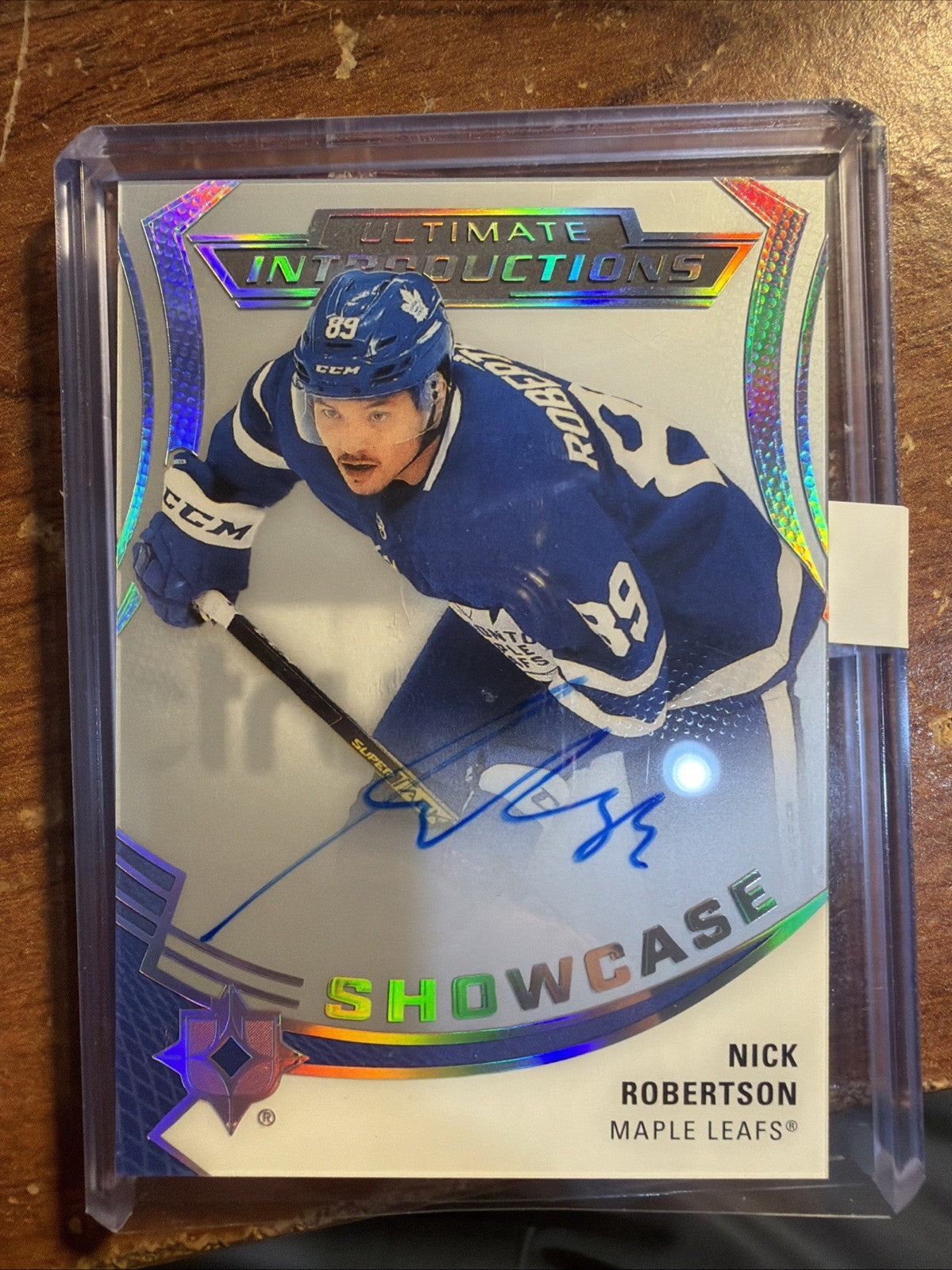 2020-21 Ultimate Collection Introductions Auto #UI-94 Nick Robertson RC Auto0