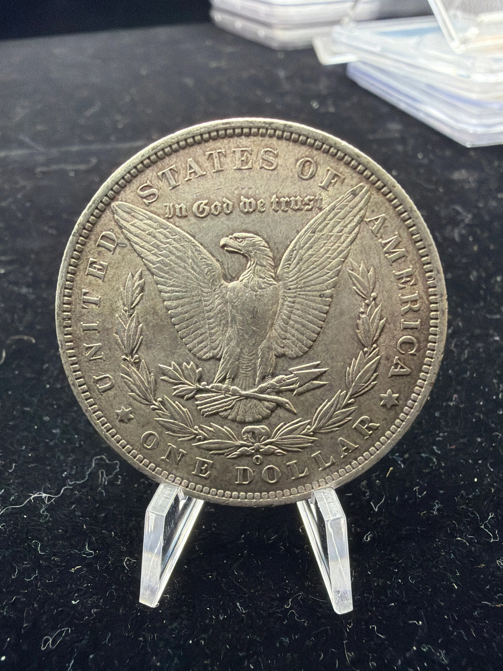 AU+ 1885-O Morgan Dollar - US Silver $1 coin1