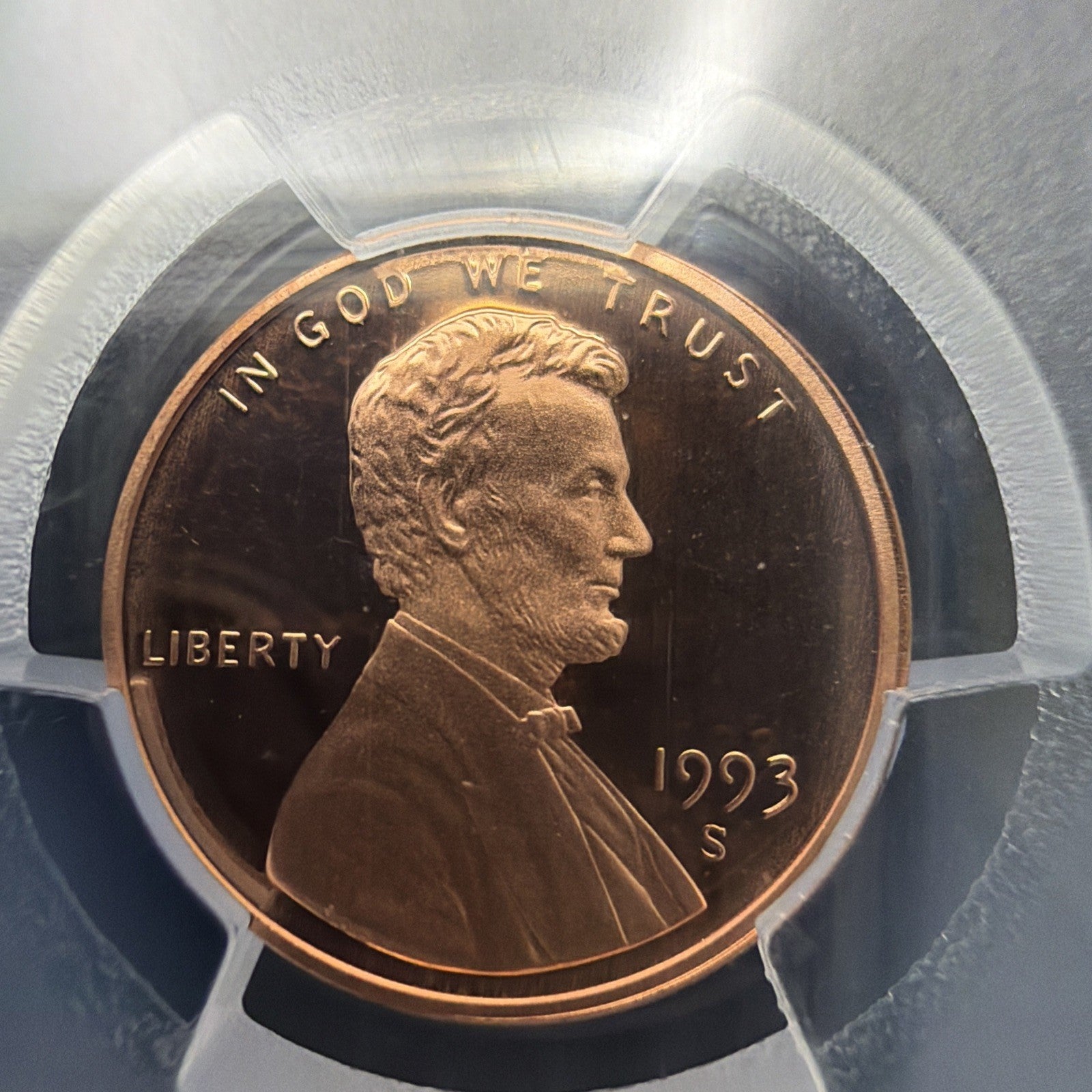 1993-S PR69RD Proof Cent Lincoln Penny PCGS graded gem1