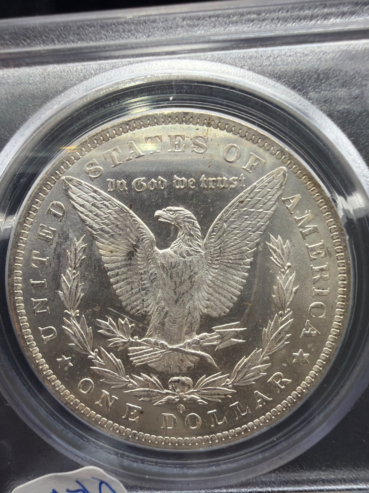1884-O PCGS MS63 OGH Morgan Dollar - tough holder, lustrous coin1