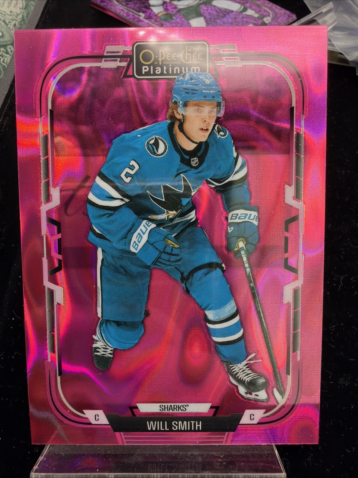 2025-26 O-PEE-CHEE PLATINUM WILL SMITH PINK MAGMA 670