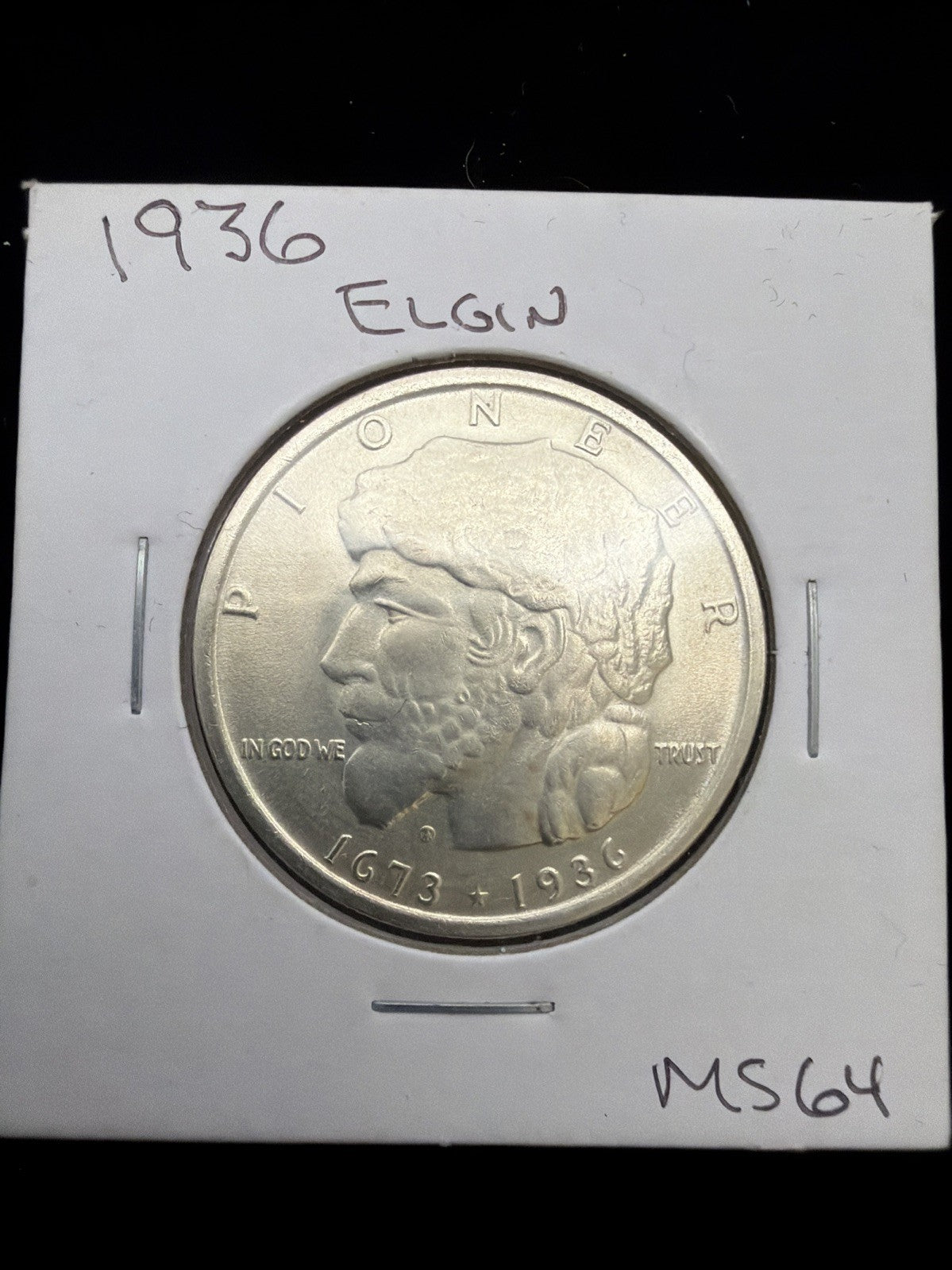 UNC 1936 Elgin Commemmorative Half Dollar 50c0