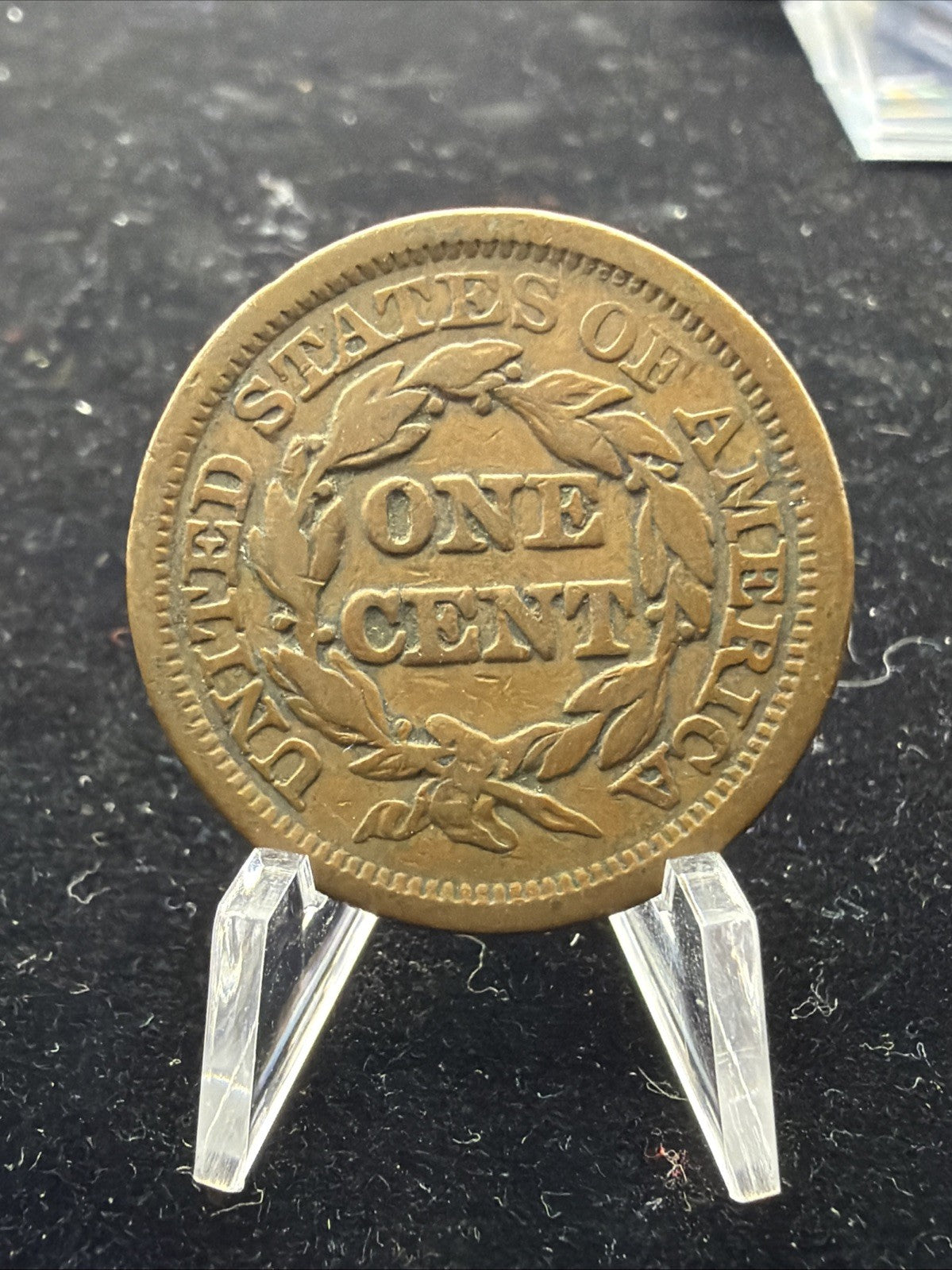 Abt. VF 1847 Large Cent - US Copper 1c Penny Coin1