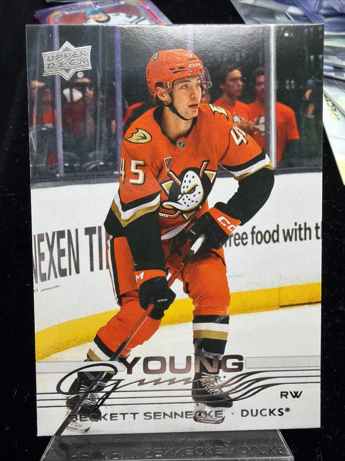2025-26 Upper Deck Extended Series Beckett Sennecke Young Guns #701 Ducks0