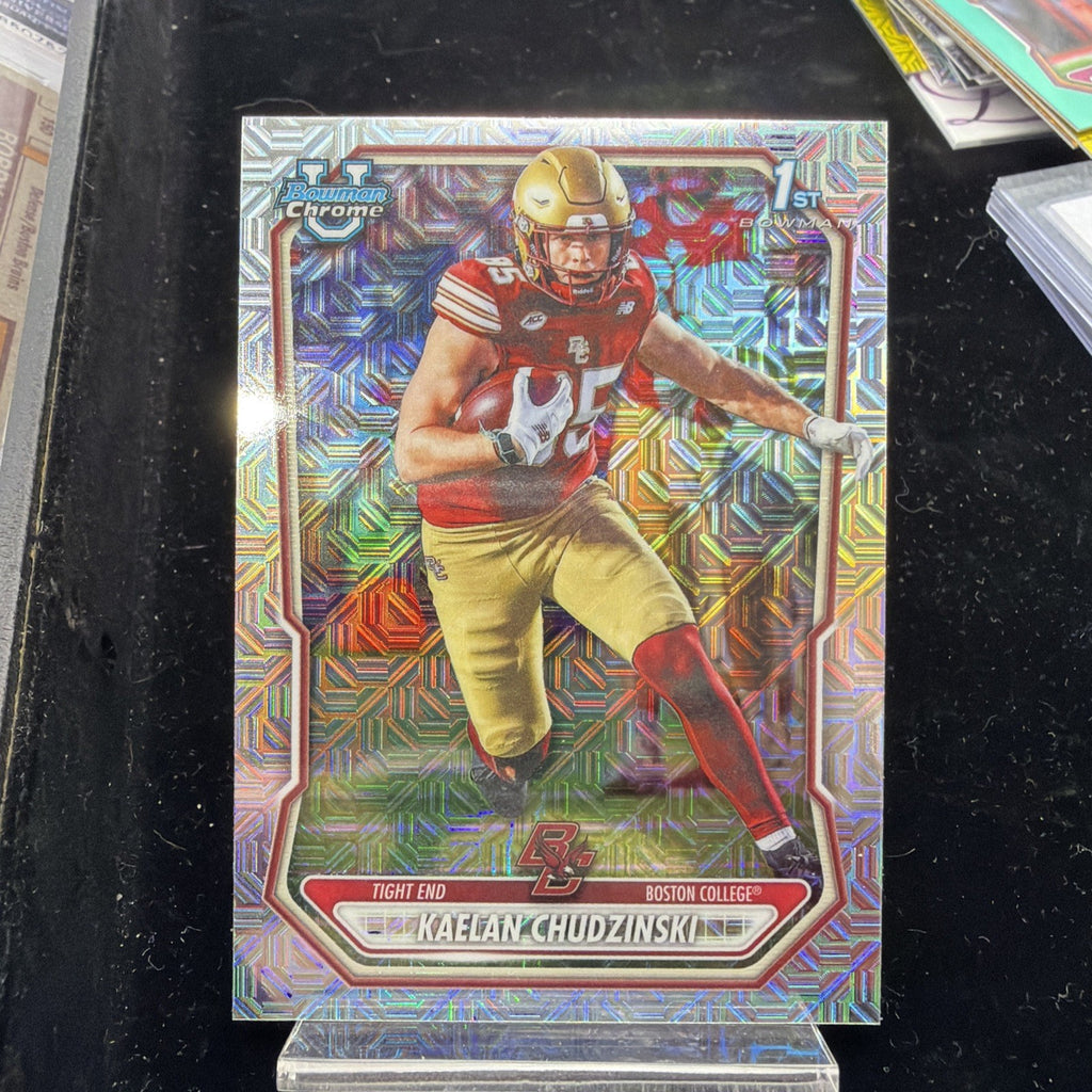 MOJO 2026 Bowman 1st Chrome Football BCP-23 Kaelan Chudzinski Boston College0