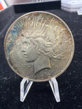 UNC Toned 1922 peace dollar - US Silver $1 coin0