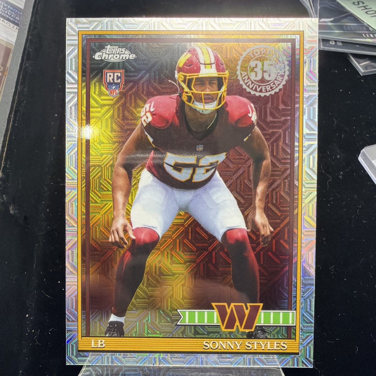 2026 Topps Chrome Mojo Refractor Sonny Styles Rookie RC #91TRC-47 Commanders NFL0