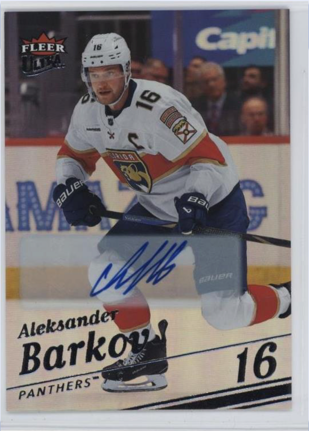 Aleksander Barkov 2025-26 Fleer Ultra Rainbow Foil AUTO EPACK ITEM0
