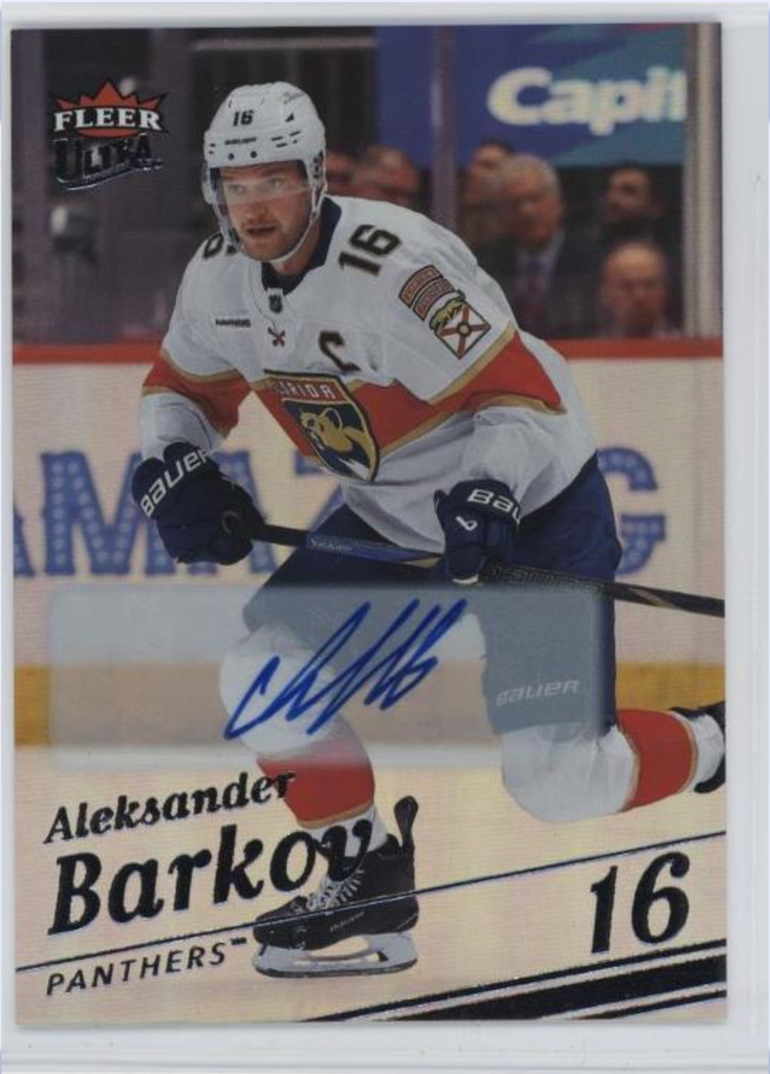 Aleksander Barkov 2025-26 Fleer Ultra Rainbow Foil AUTO EPACK ITEM0