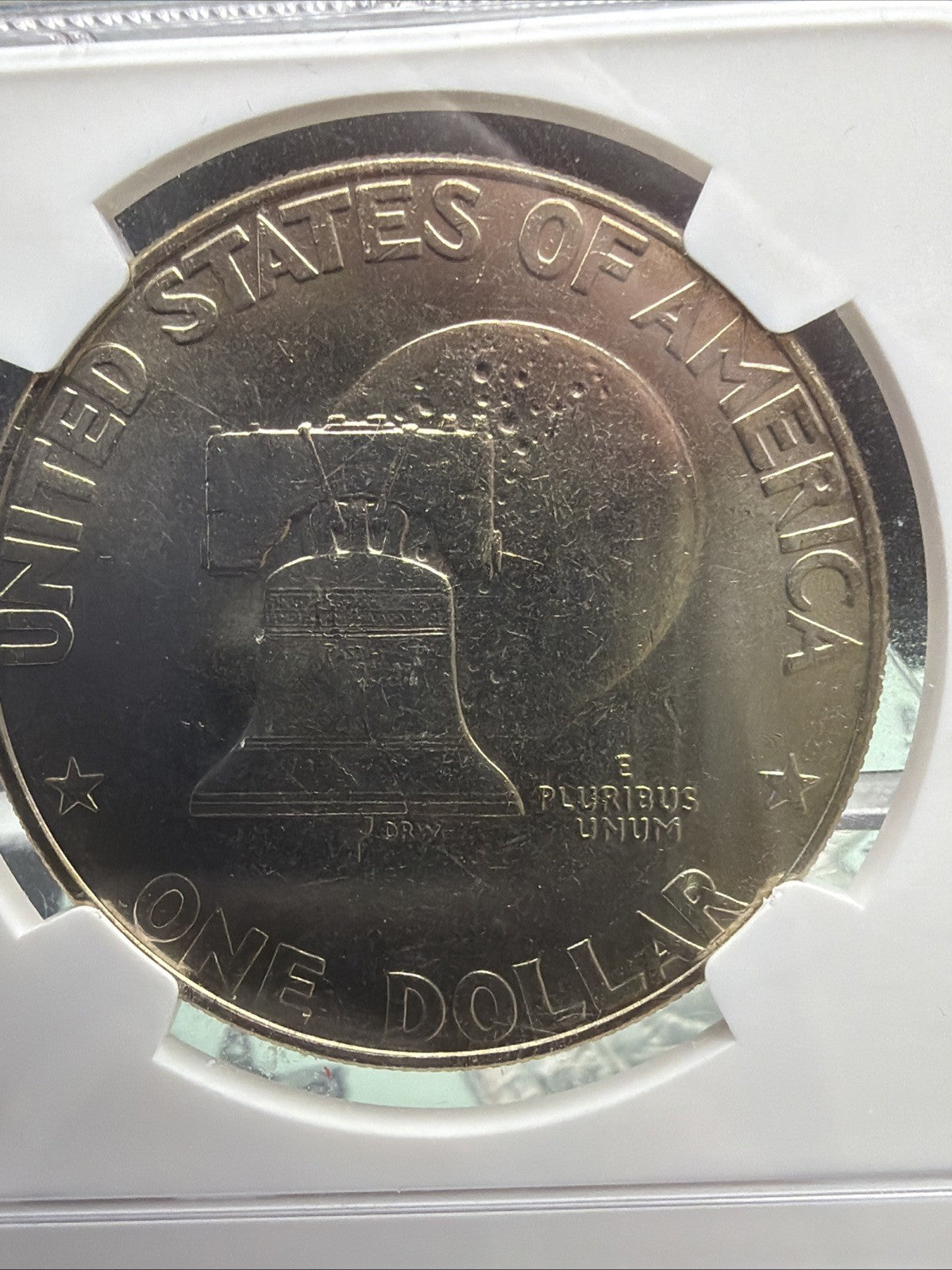 1976 Eisenhower Ike Dollar NGC MS65 Type 1  Bicentennial Coin2