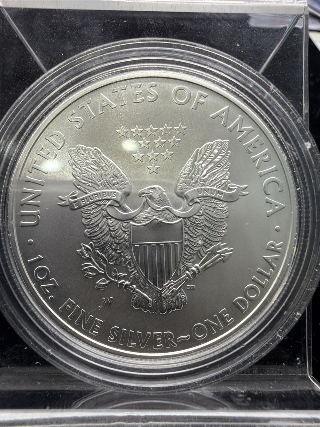 2008-W "Burnished" American Silver Eagle ASE West Point Mint  1