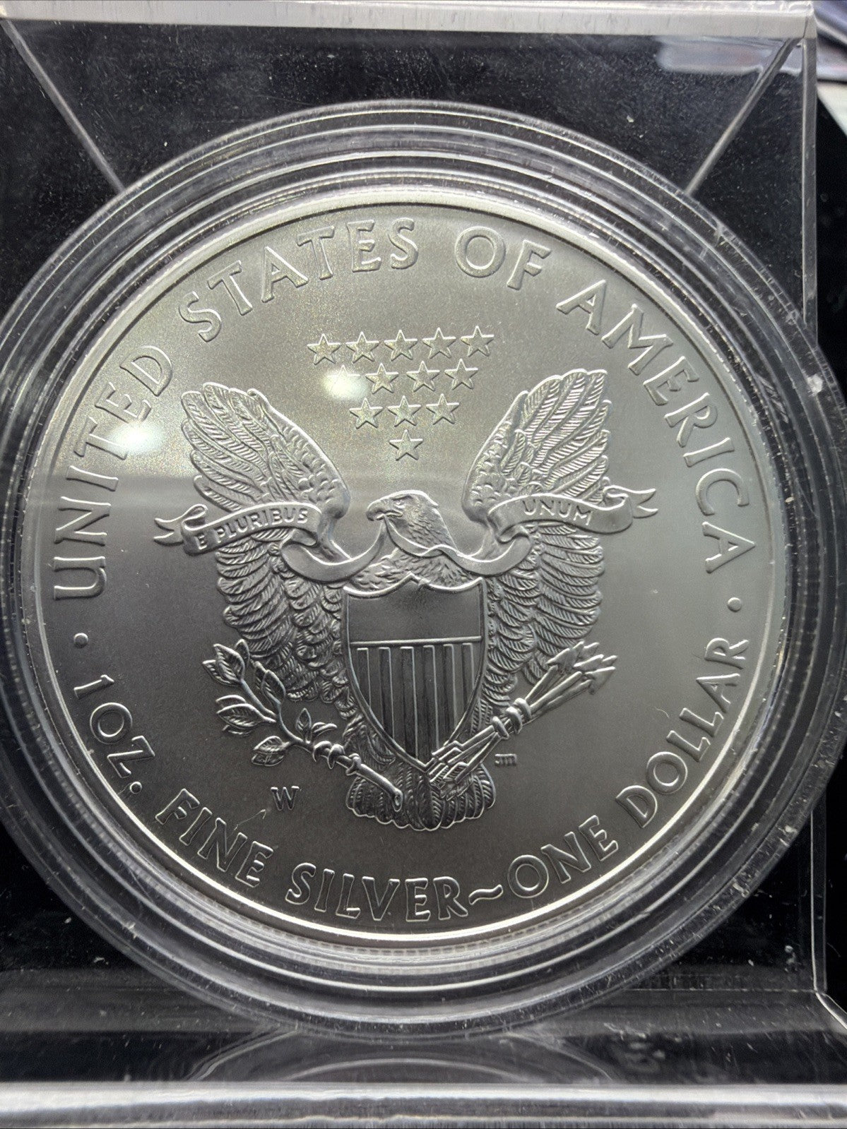 2008-W "Burnished" American Silver Eagle ASE West Point Mint  1