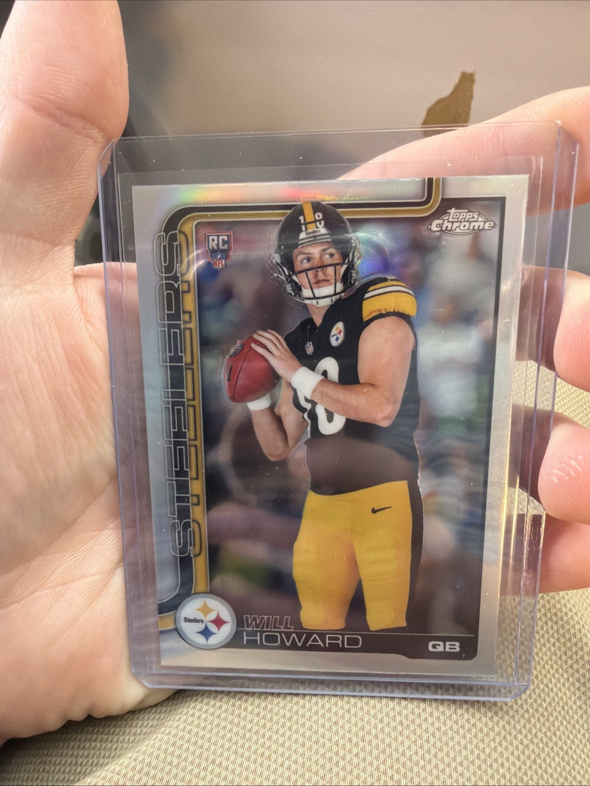 RC Will Howard #321 REFRACTOR Topps Chrome Football 20250