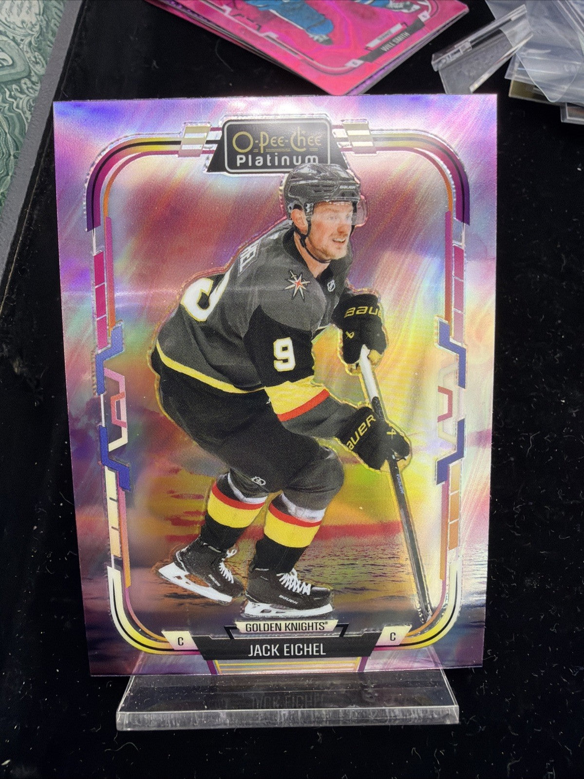 2025-26 O-Pee-Chee Platinum #108 Jack Eichel Sunset0