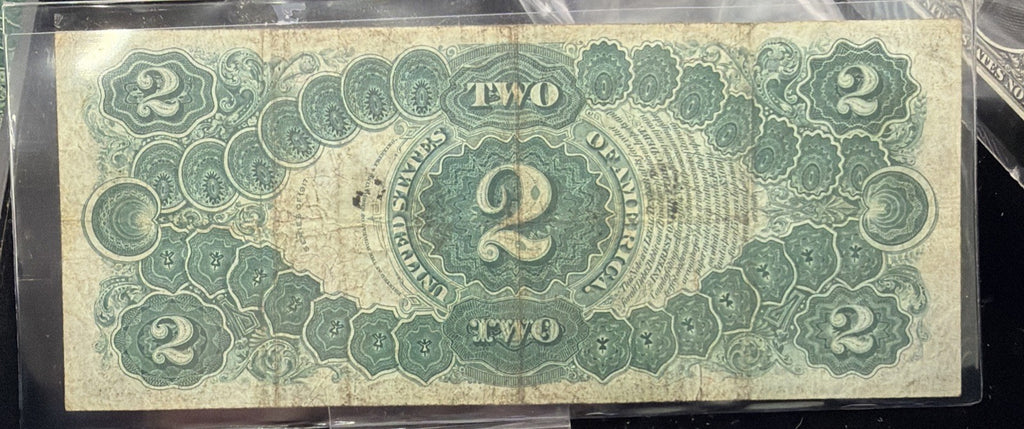 Abt. VF - 1917 $2 US Legal Tender Note Large Size Note1