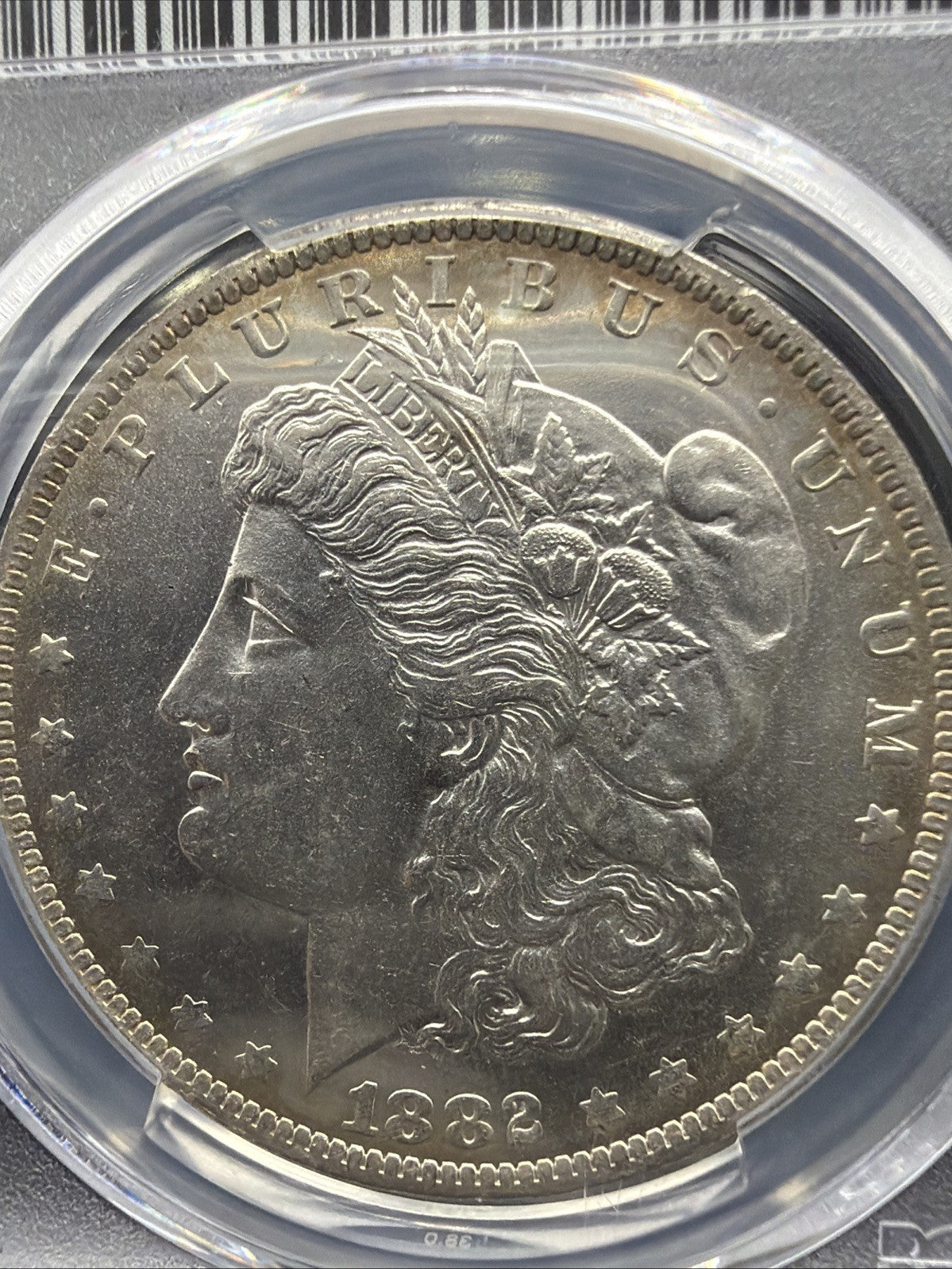*CAC* 1882 O Morgan Silver Dollar PCGS MS63 Strong Strike Near PL1