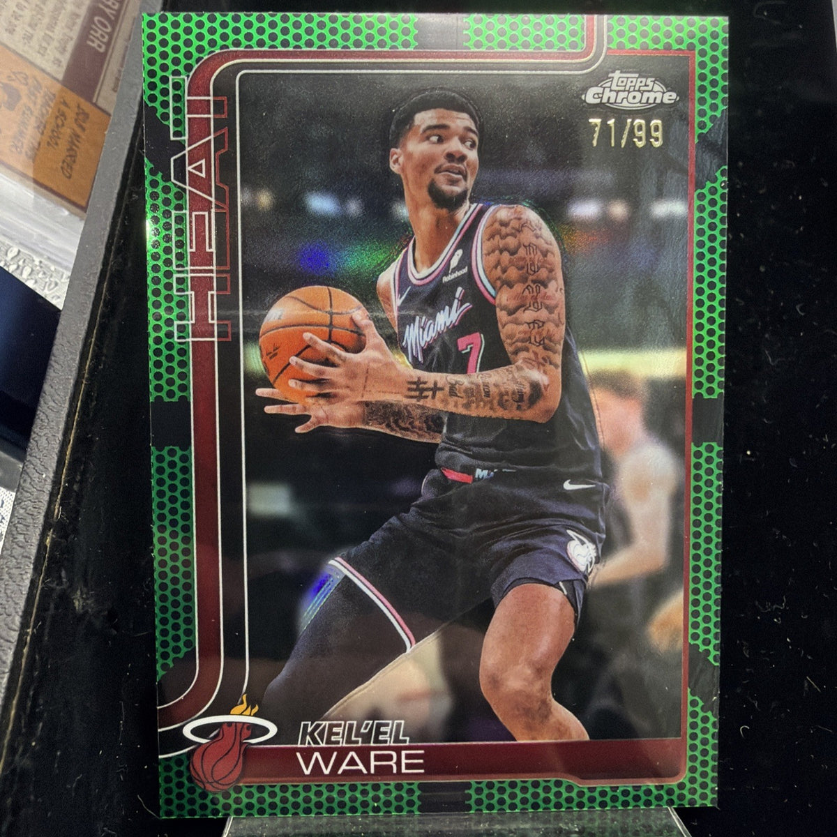 2025-26 Topps Chrome Update Kel'el Ware #112 Green Refractor /99 Heat0