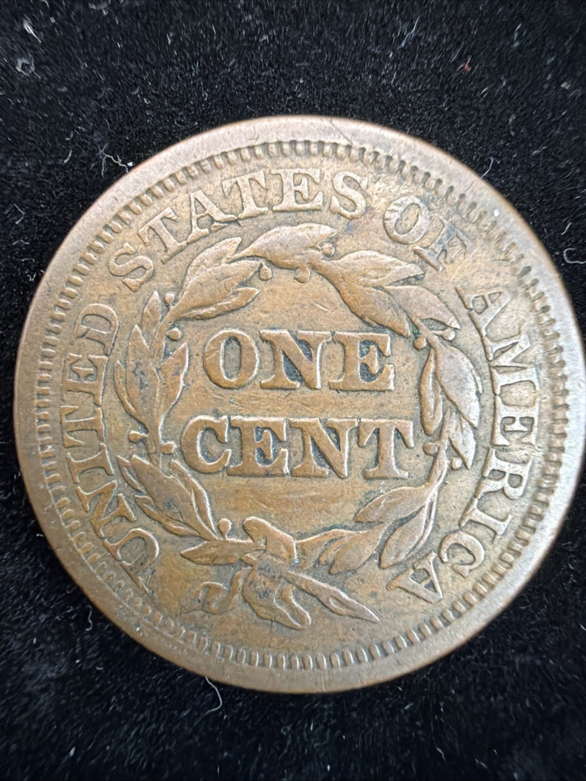 1848 US Large Cent 1c, Nice US Copper Coin1