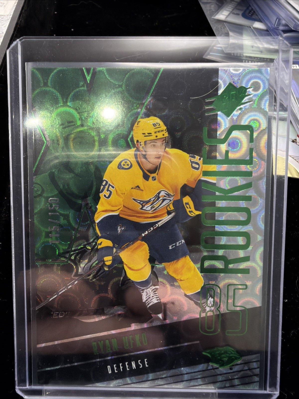 Upper Deck SPx 2025-26 Resonance #137 Ryan Ufko RC Predators NHL /1500