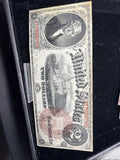 VF 1880 $2 Legal Tender FR-50 - "Spiked Brown Seal"0