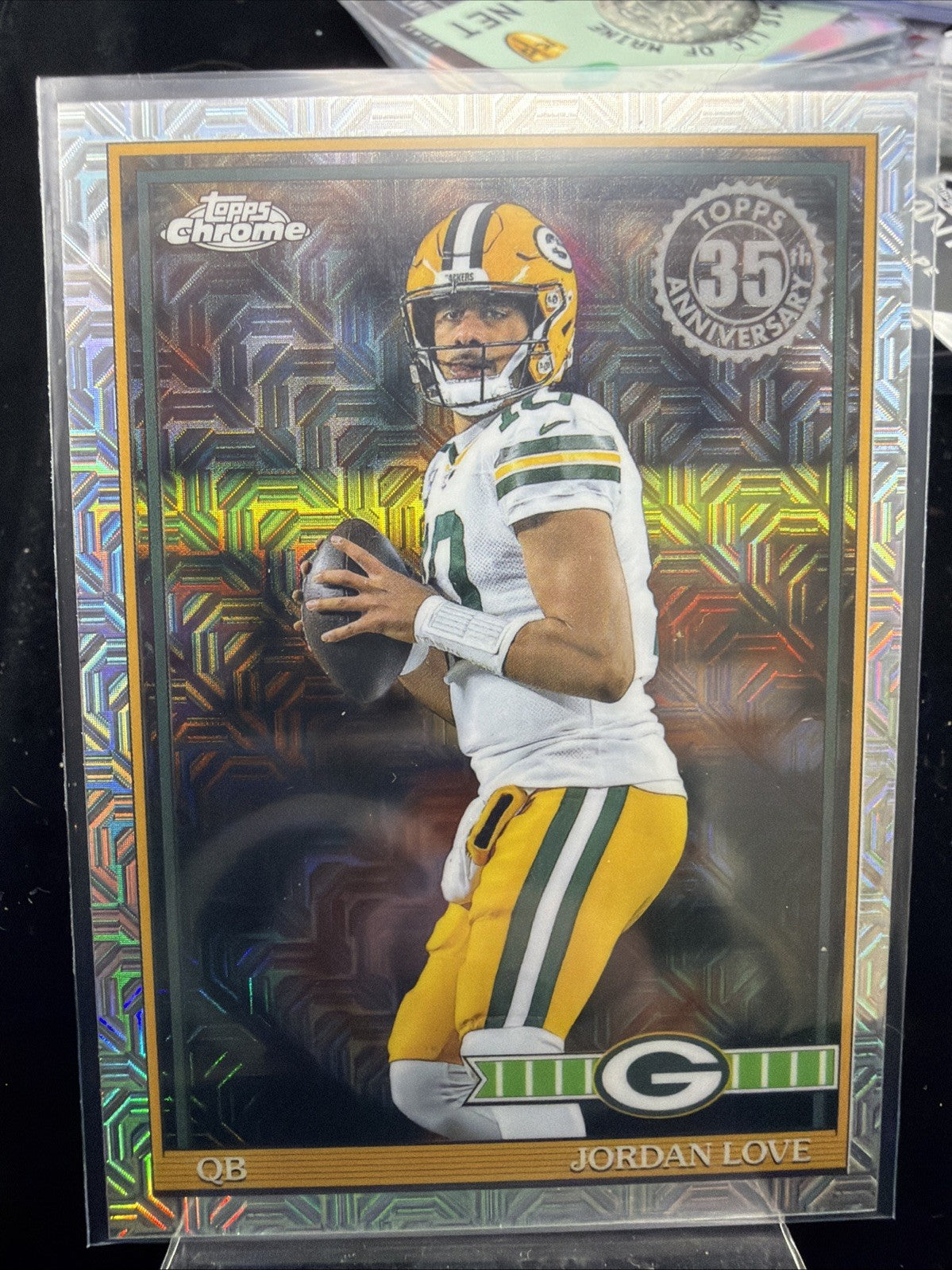 2026 Topps Flagship Jordan Love #91TC-42 1991 Retro Mojo Refractor0