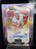 2025 26 OPC Platinum Carter Mazur Rookie Auto Sunset Red Wings0