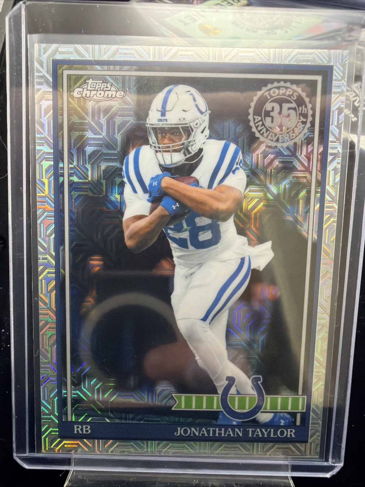 2026 Topps Flagship NFL Football Jonathan Taylor #91TC-49 Chrome Mojo Refractor0