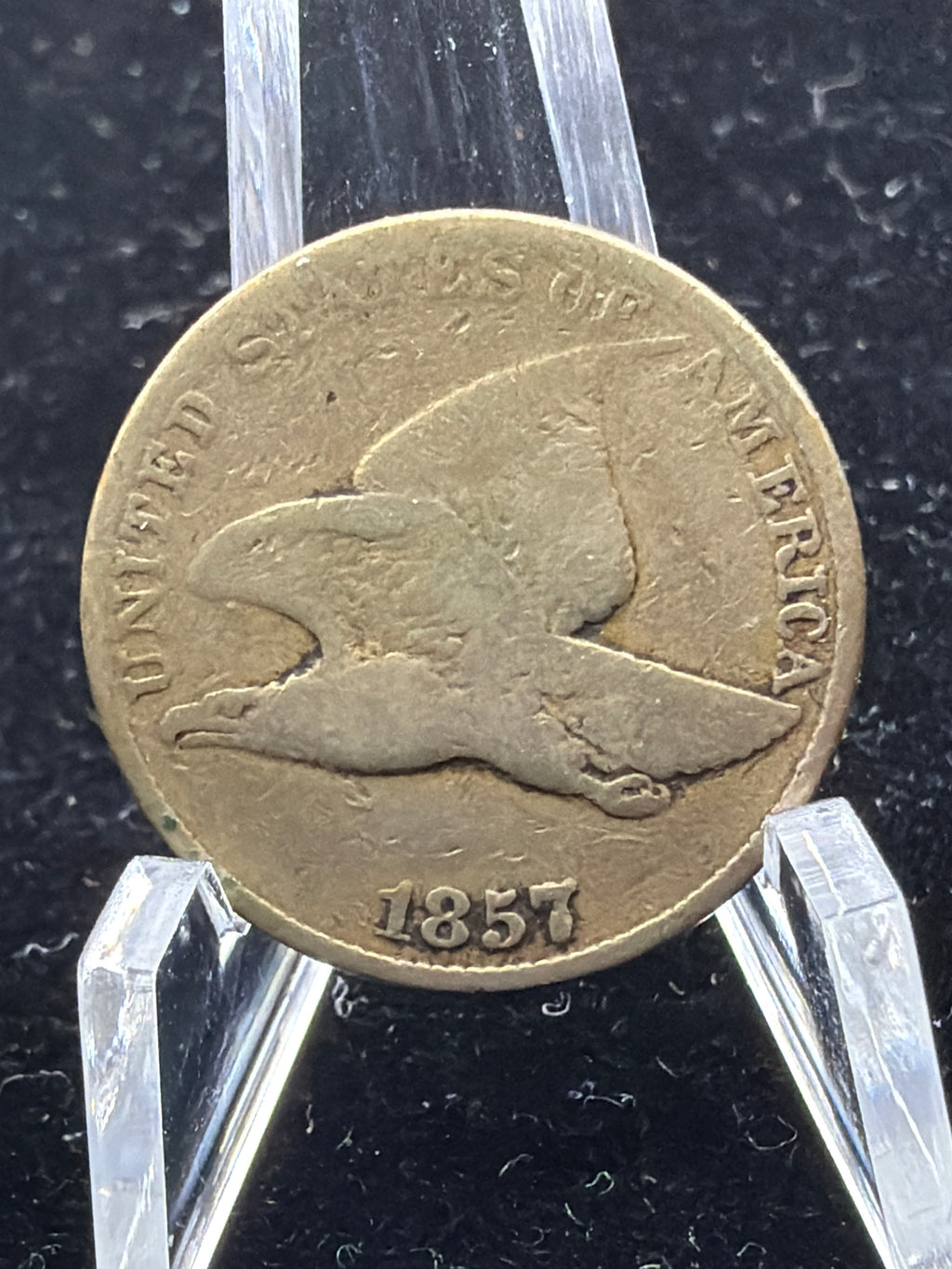 Good 1857 Flying Eagle Cent - Collectible US penny