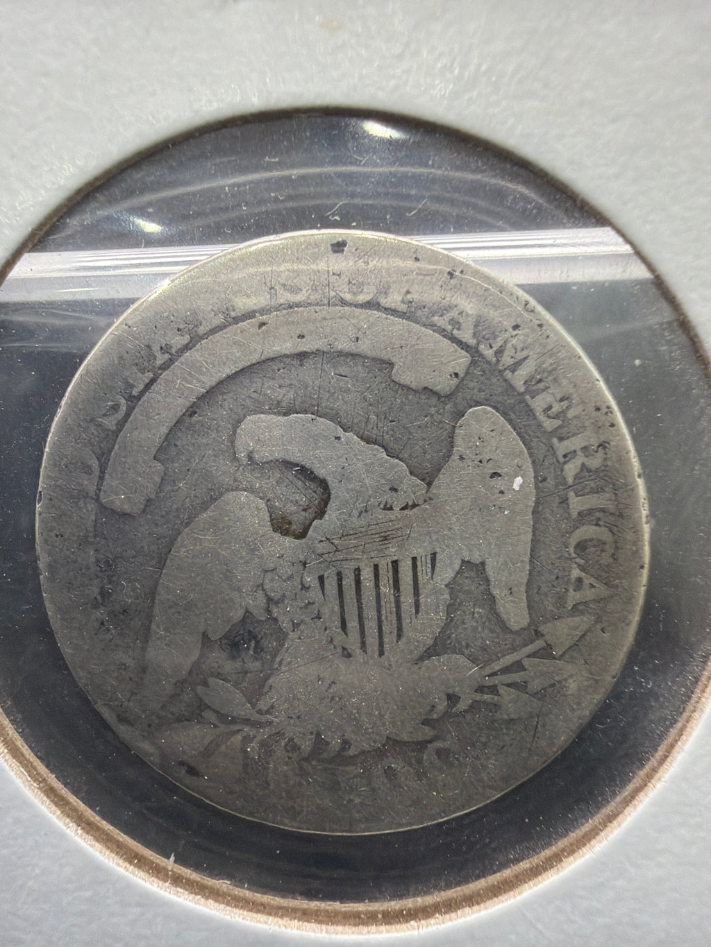 AG 1833 Capped Bust 50c - US Silver Half Dollar