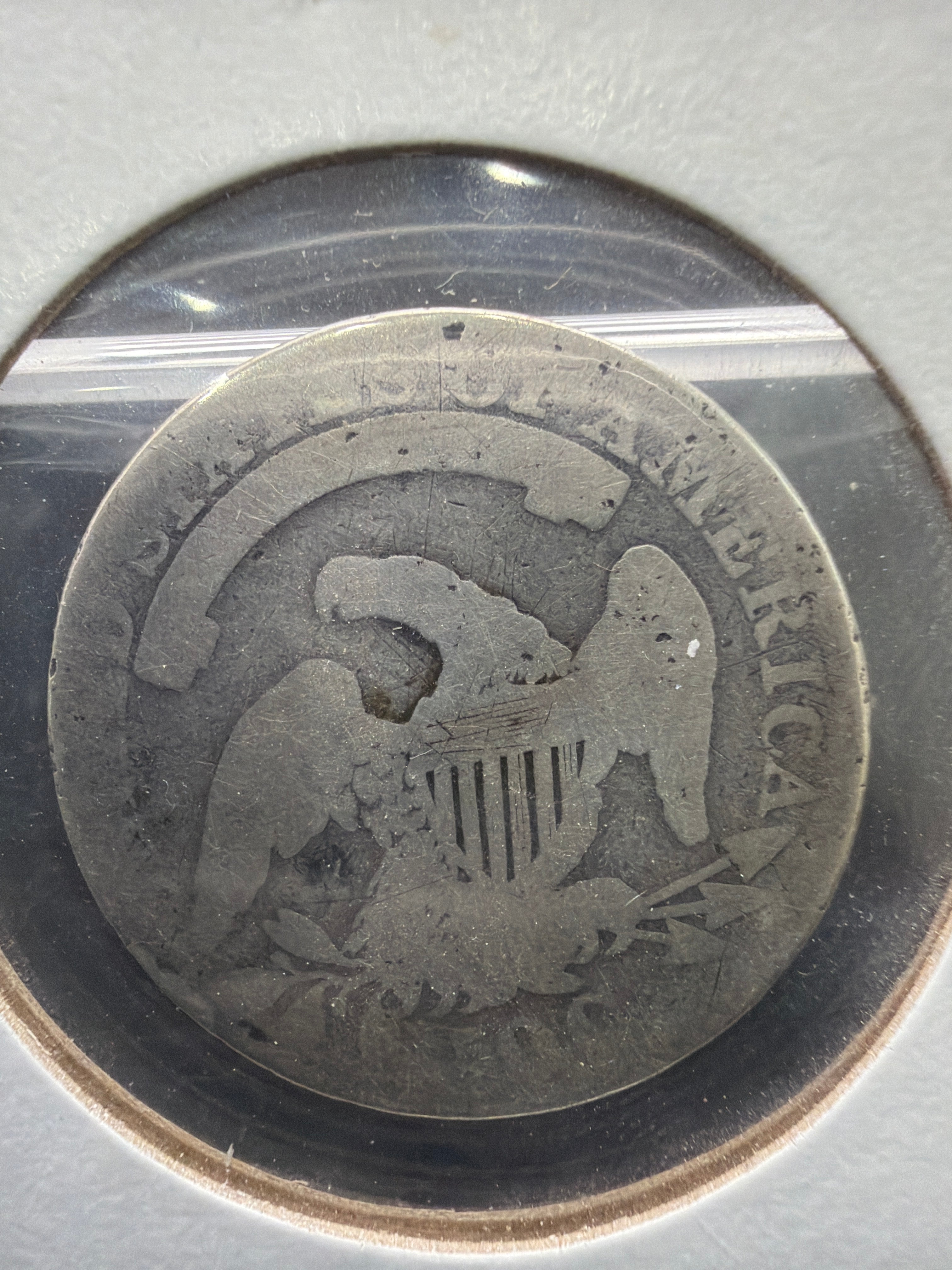 AG 1833 Capped Bust 50c - US Silver Half Dollar