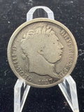 1817 One Shilling - George III Great Britain Sterling Silver Coin