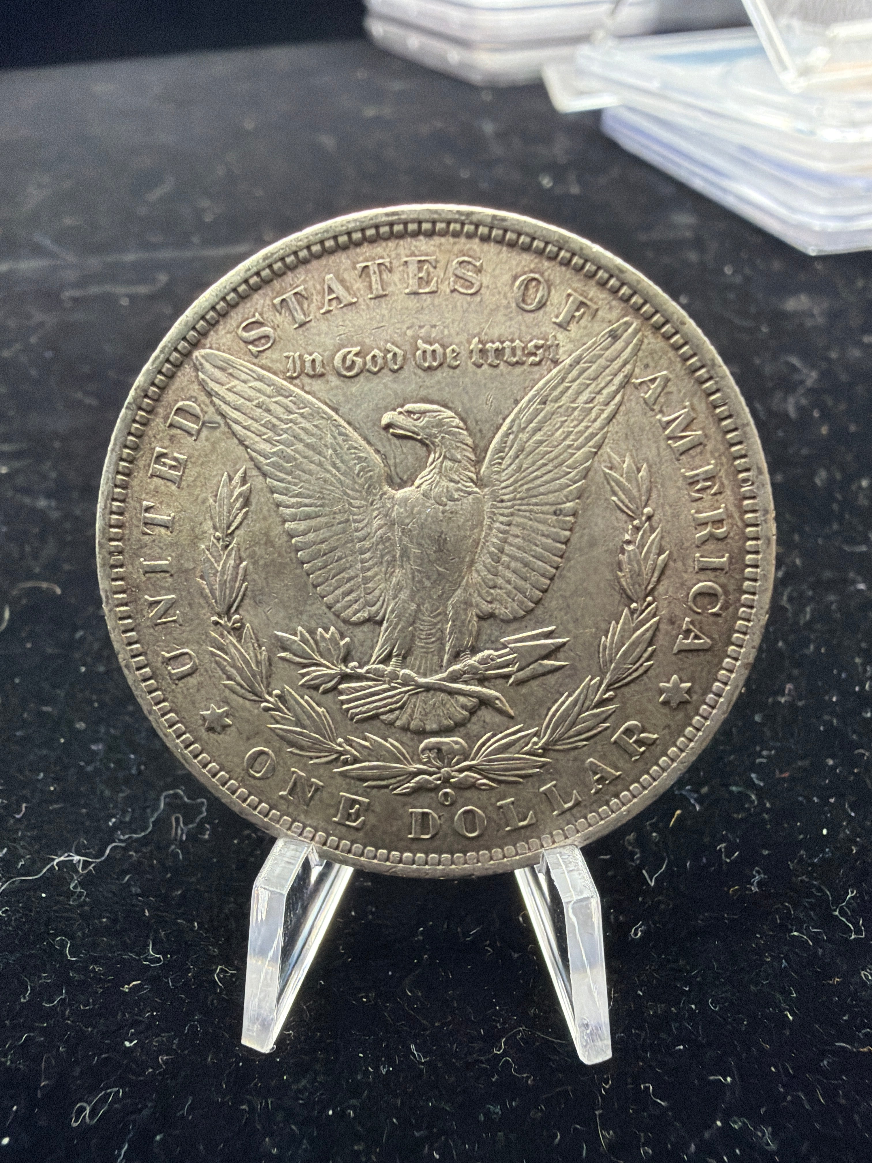 AU+ 1885-O Morgan Dollar - US Silver $1 coin