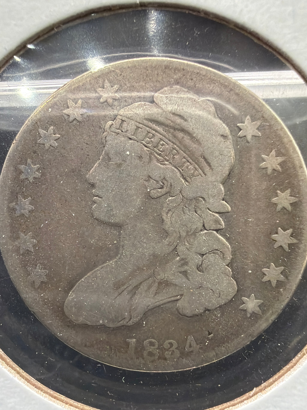 O-111 (G) 1834 Capped Bust Half - 50c Silver US Coin