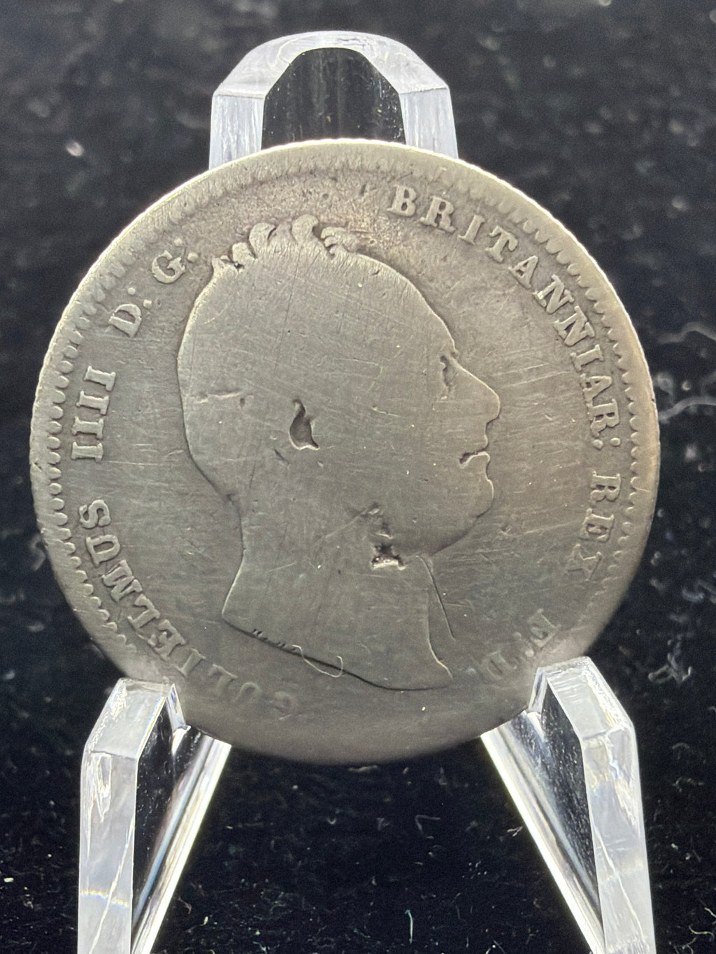 1836 Great Britain One Shilling - William IIII UK Sterling Silver Coin