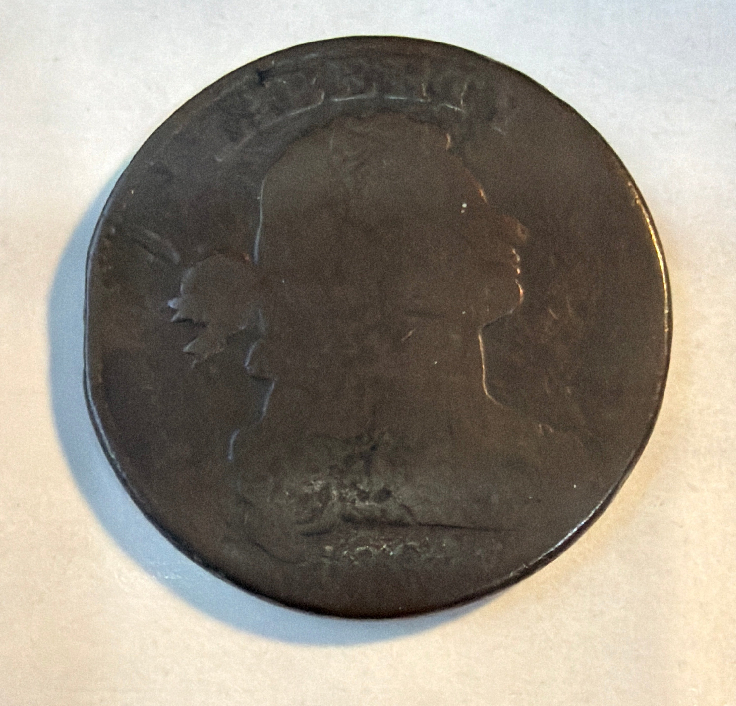1801 Draped Bust Large Cent - minor rim ding