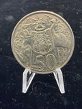 1966 Australia .800 Silver 50 cents - uncirculated